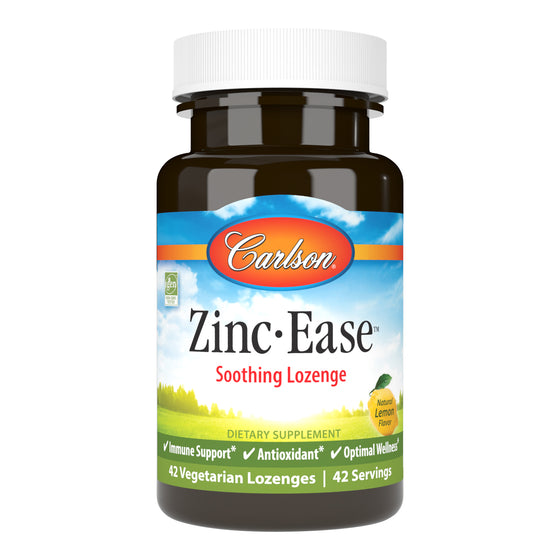 Zinc-Ease lozenges provide 10 mg of zinc to support and maintain healthy immune system function and to promote antioxidant activity. sku_5340-UPC