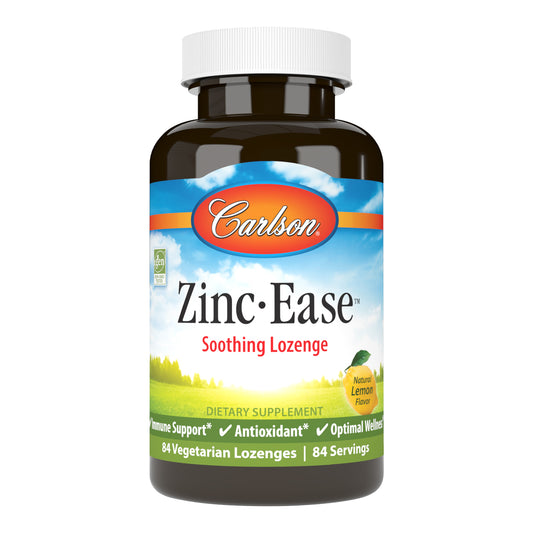 Zinc-Ease lozenges provide 10 mg of zinc to support and maintain healthy immune system function and to promote antioxidant activity. sku_5341-UPC