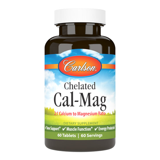 Calcium and magnesium work closely together to support healthy bones and natural energy production. sku_5470-UPC
