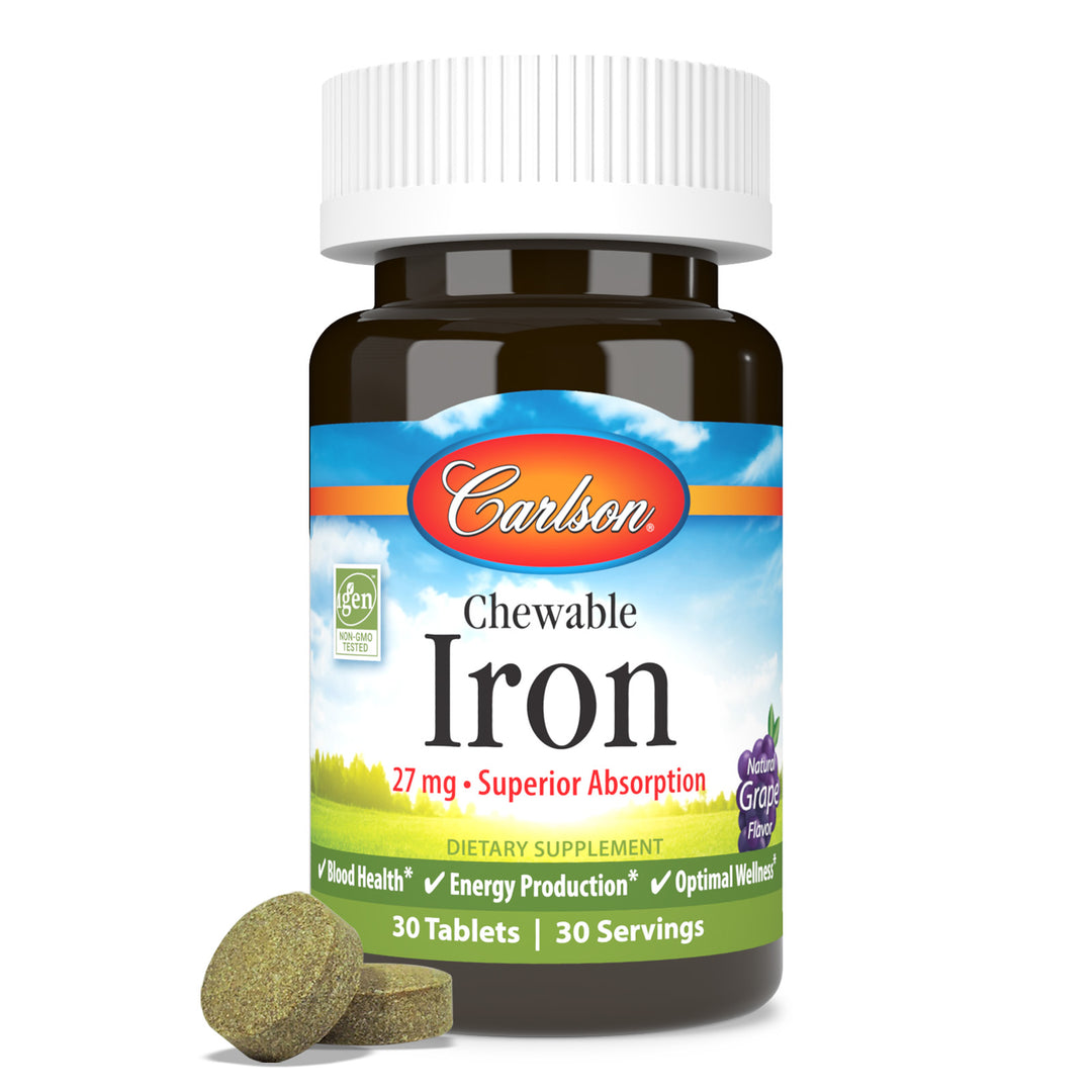 Chewable Iron, Grape
