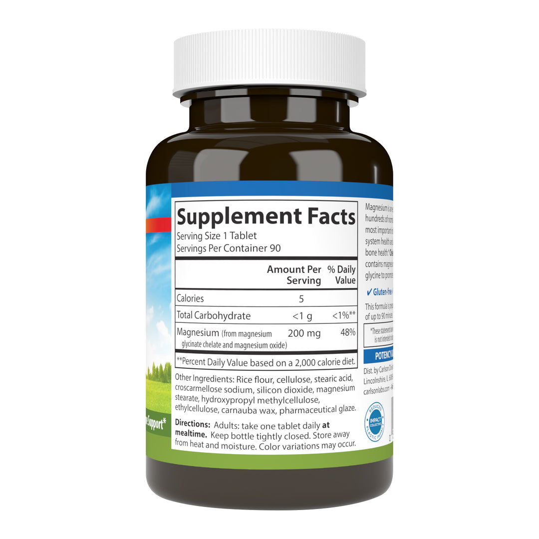 Chelated Magnesium Glycinate 200 mg
