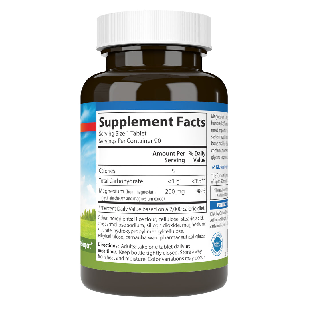 Chelated Magnesium Glycinate 200 mg
