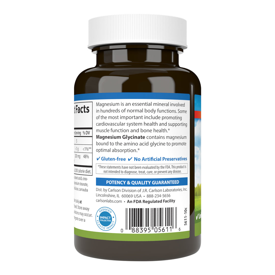 Chelated Magnesium Glycinate 200 mg