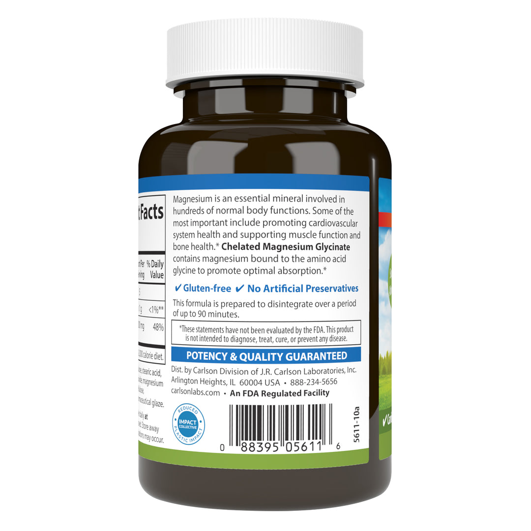Chelated Magnesium Glycinate 200 mg