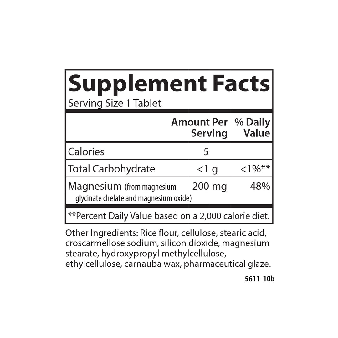 Chelated Magnesium Glycinate 200 mg