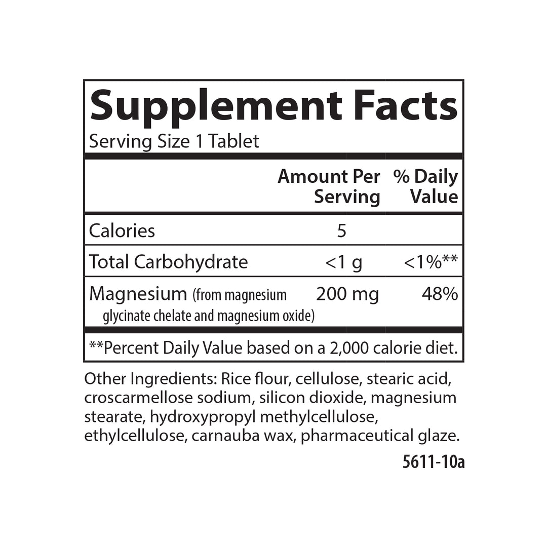 Chelated Magnesium Glycinate 200 mg