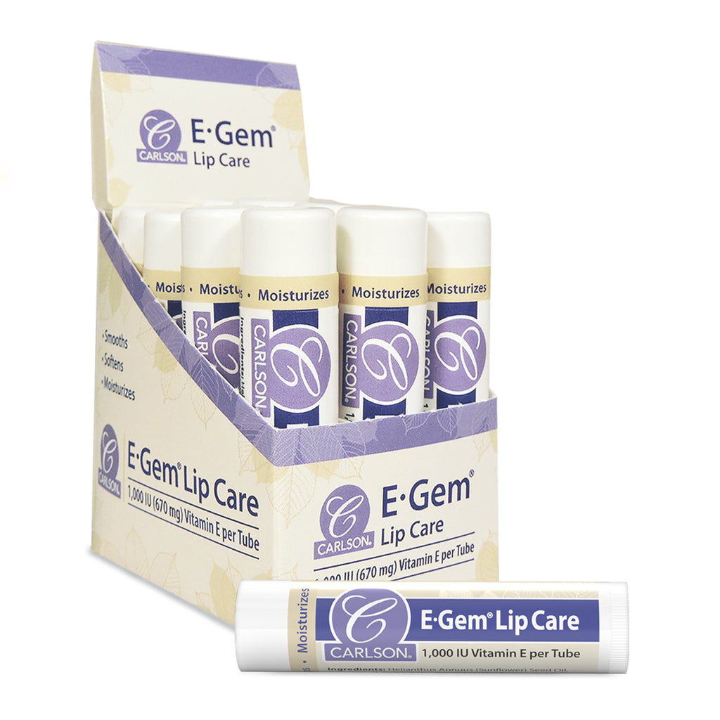 Carlson E-Gem Lip Care 1Box 12 Tubes Carlson E-Gem Lip Care 1Box 12 Tubes