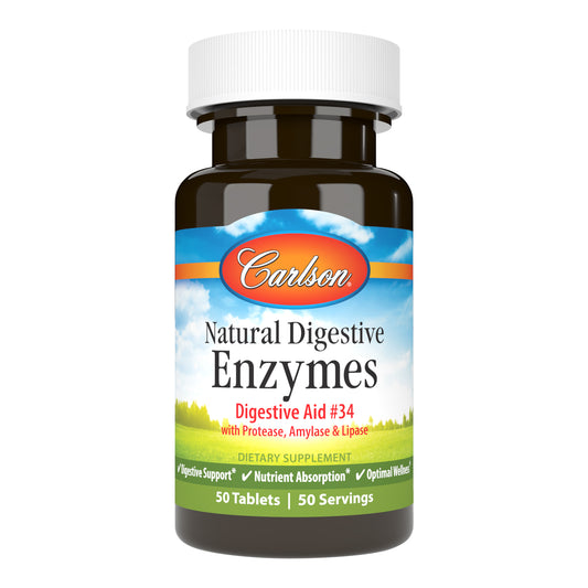 Natural Digestive Enzymes provides our body's most powerful food digestants: protease to digest protein, amylase to digest carbohydrates, and lipase to digest fats. sku_6640-UPC digestive aid, natural digestive enzyme supplements, natural digestive enzymes