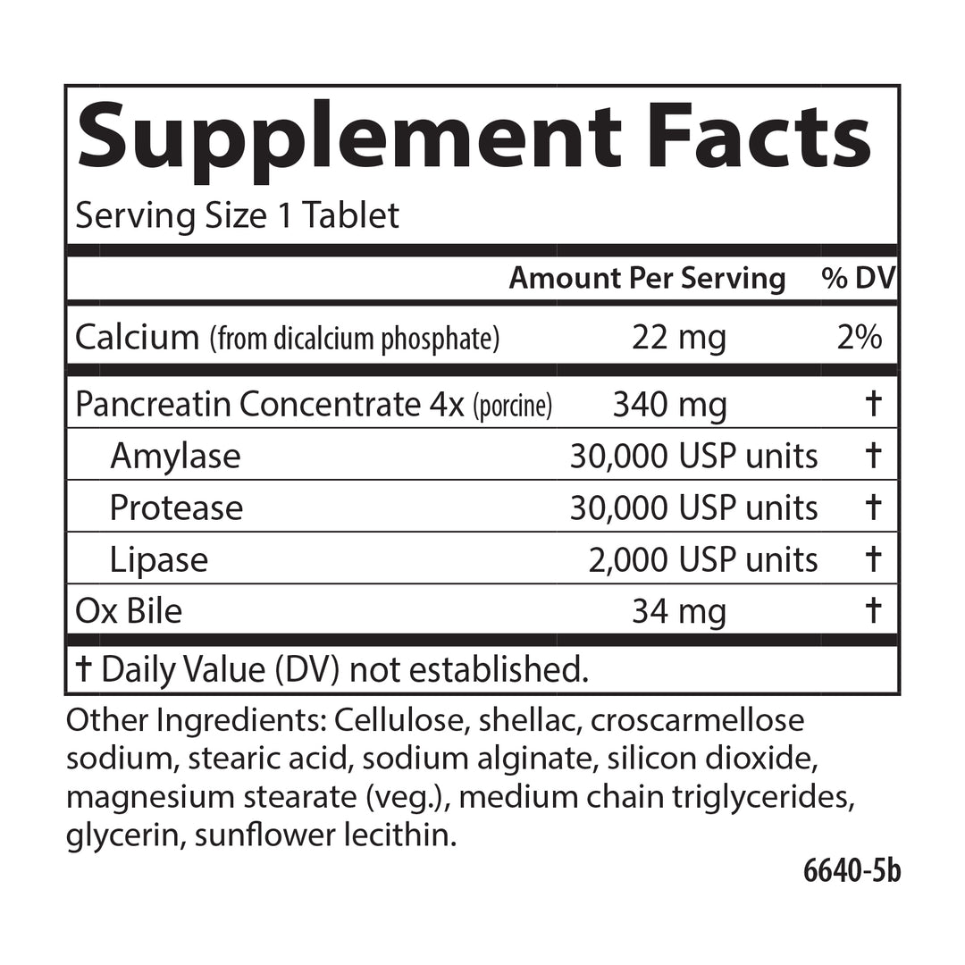 Natural Digestive Enzymes