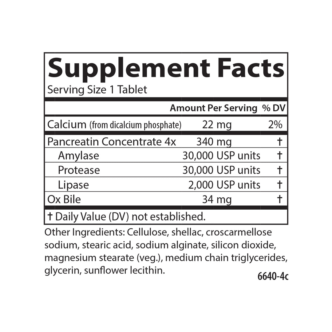 Natural Digestive Enzymes