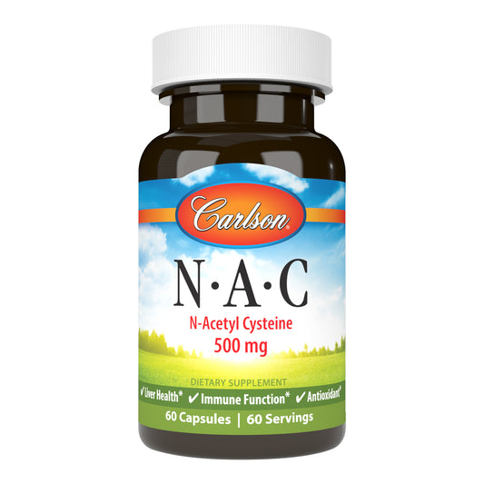 A single capsule provides 500 mg of NAC to promote healthy liver function. NAC also supports production of the powerful antioxidant glutathione peroxidase, which aids the body's natural defense system in fighting free radicals. sku_6770-2
