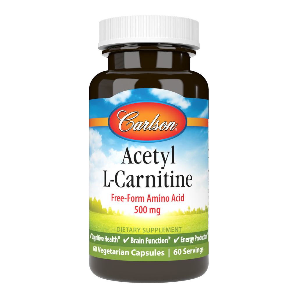 Acetyl L-Carnitine 500mg | Cognitive Support | Carlson Acetyl L-Carnitine 500mg | Cognitive Support | Carlson