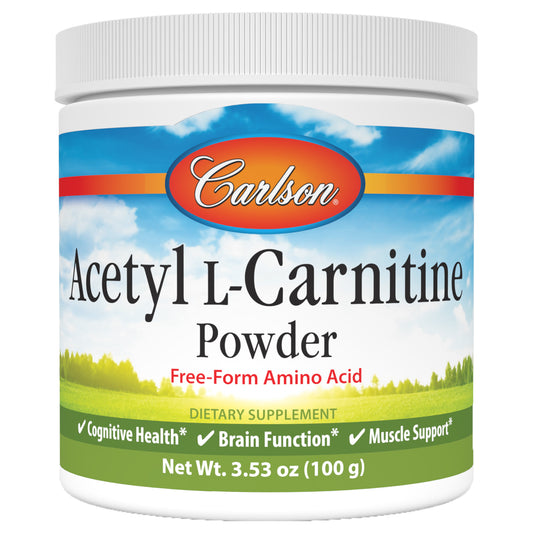 Acetyl L-Carnitine Powder (ALCAR) is a modified amino acid that supports cognitive health, brain function, and energy production.
