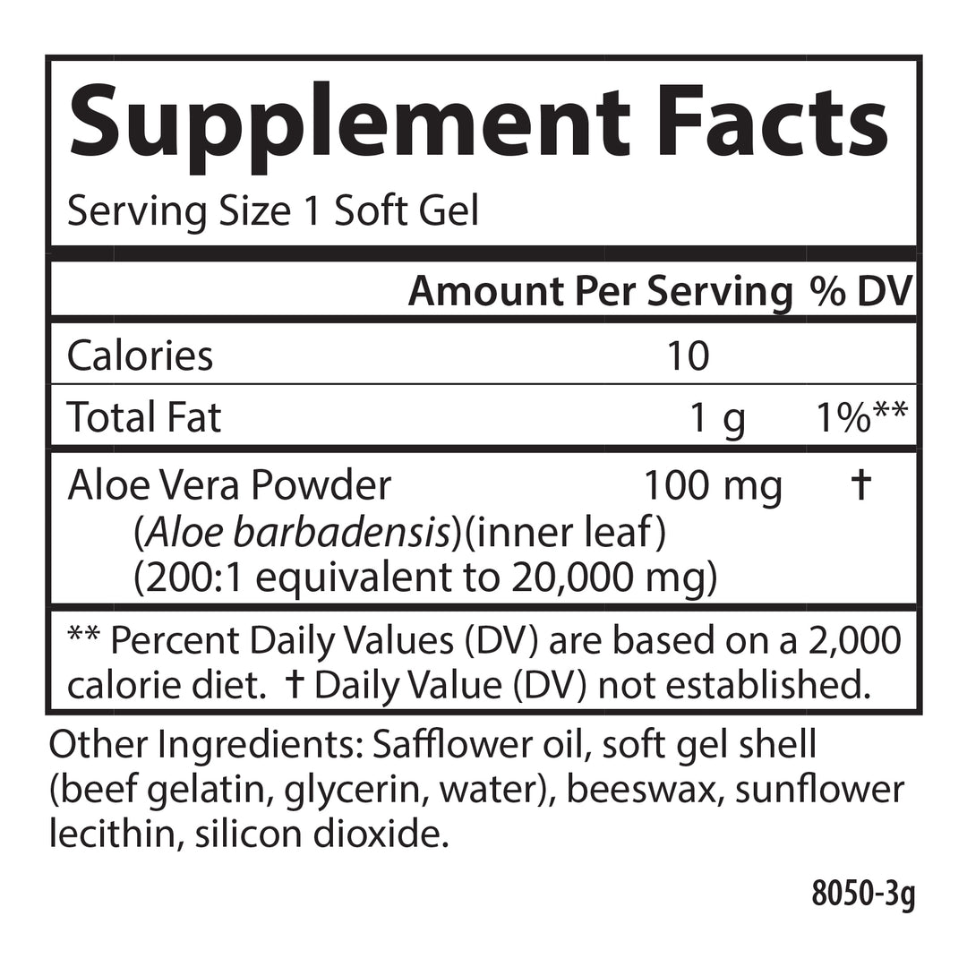 calories in aloe vera plant Golden Aloe: The Key to a Healthy Gut