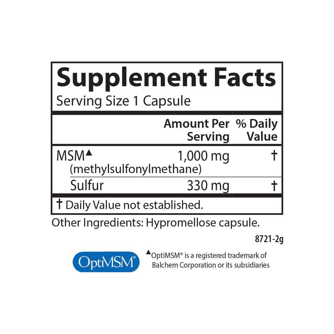 MSM Sulfur