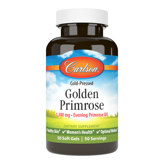 Golden Primrose is rich in gamma linolenic acid, an important omega-6 fatty acid that supports skin health and promotes overall women's health.