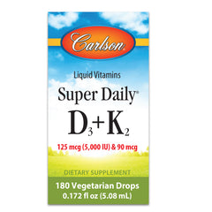 Super Daily® D3 + K2 5,000 IU (125 mcg) & 90 mcg