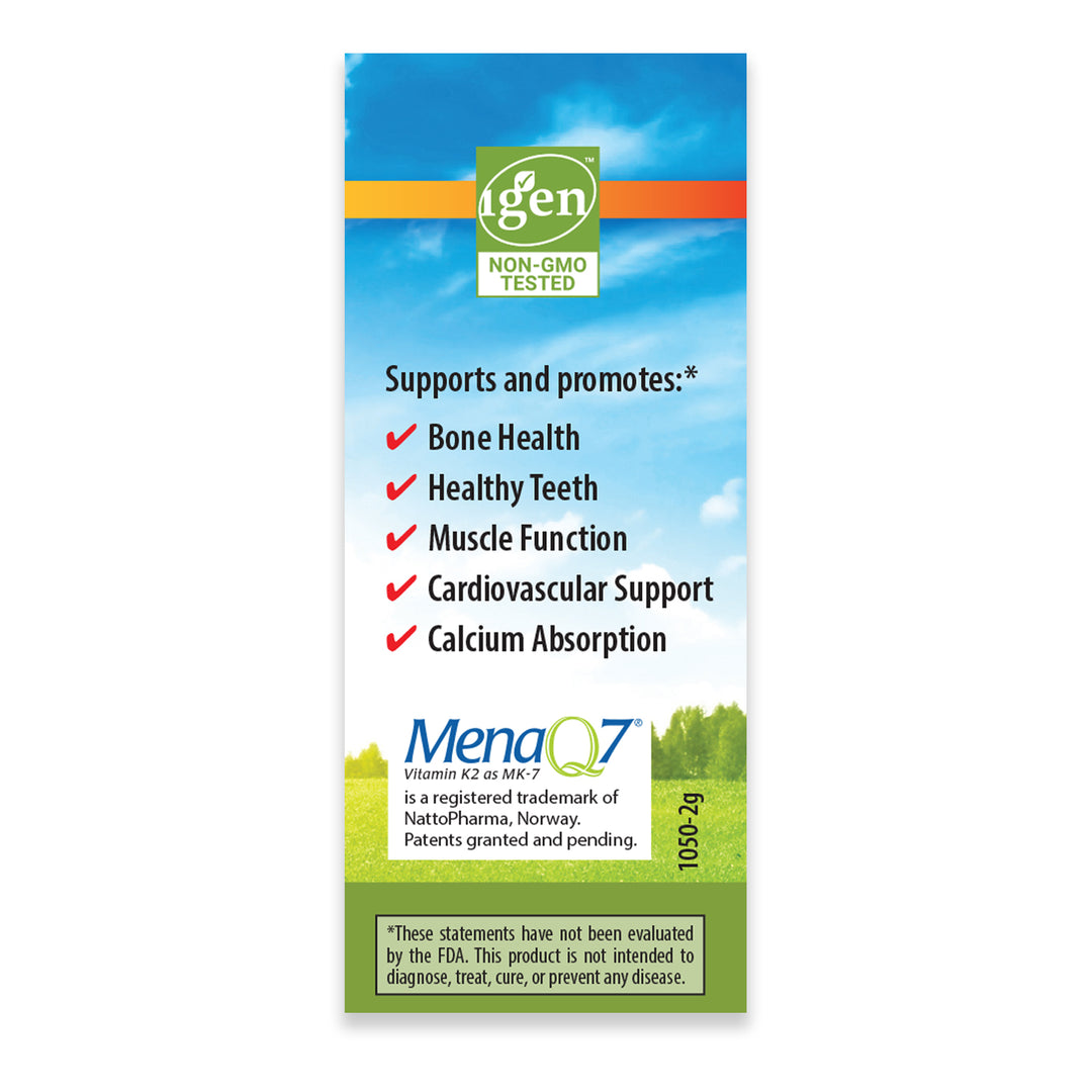 Super Daily® D3 + K2 2,000 IU (50 mcg) & 45 mcg