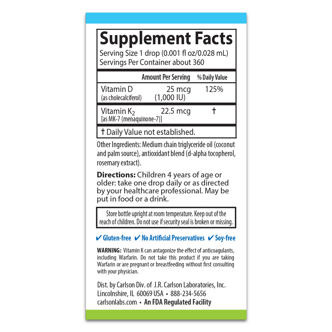 Kid's Super Daily® D3 + K2