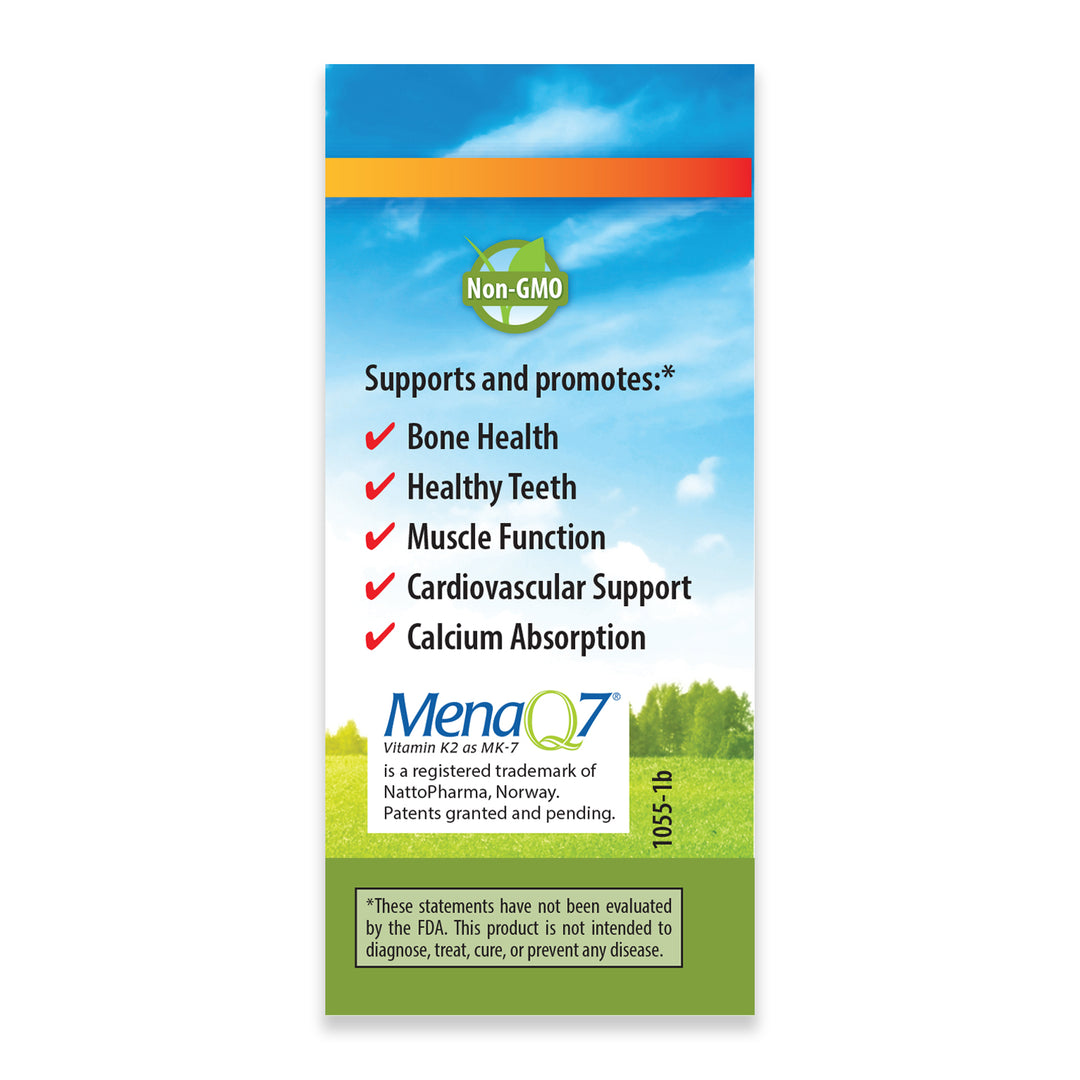 Super Daily® D3 + K2 2,000 IU (50 mcg) & 45 mcg