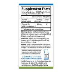 Super Daily® D3 + K2 2,000 IU (50 mcg) & 45 mcg