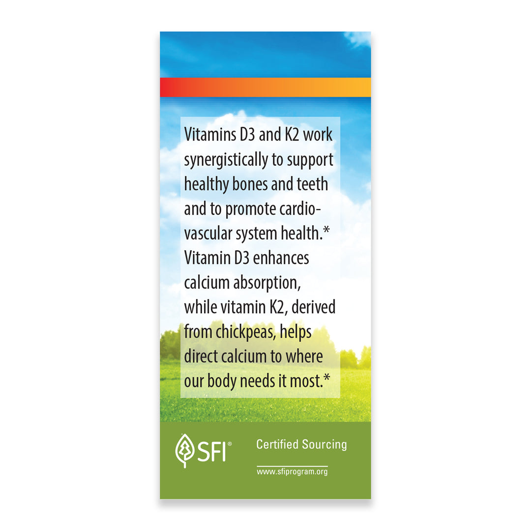 Super Daily® D3 + K2 2,000 IU (50 mcg) & 45 mcg