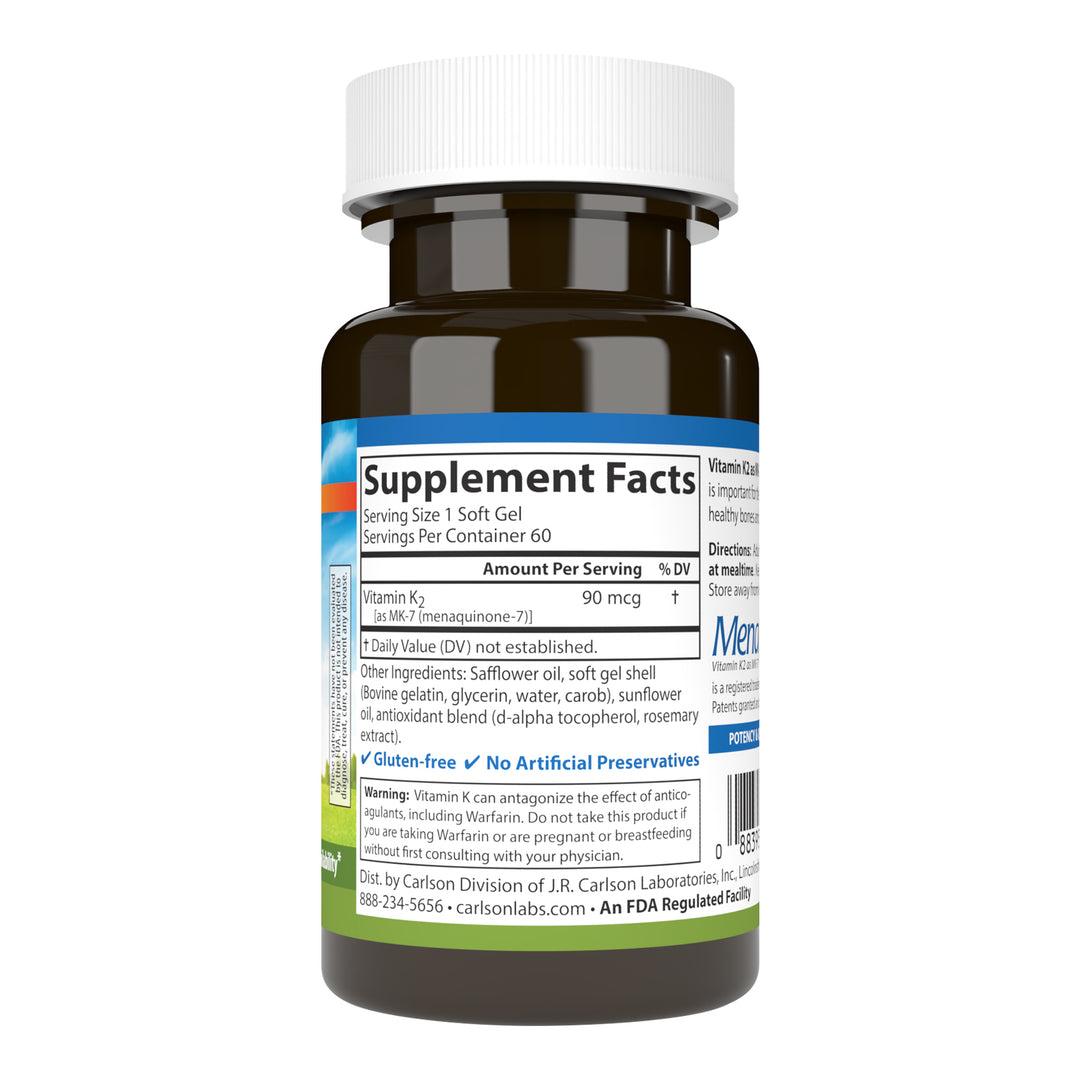 Vitamin K2 as MK-7 90 mcg