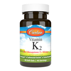 Vitamin K2 as MK-7 180 mcg