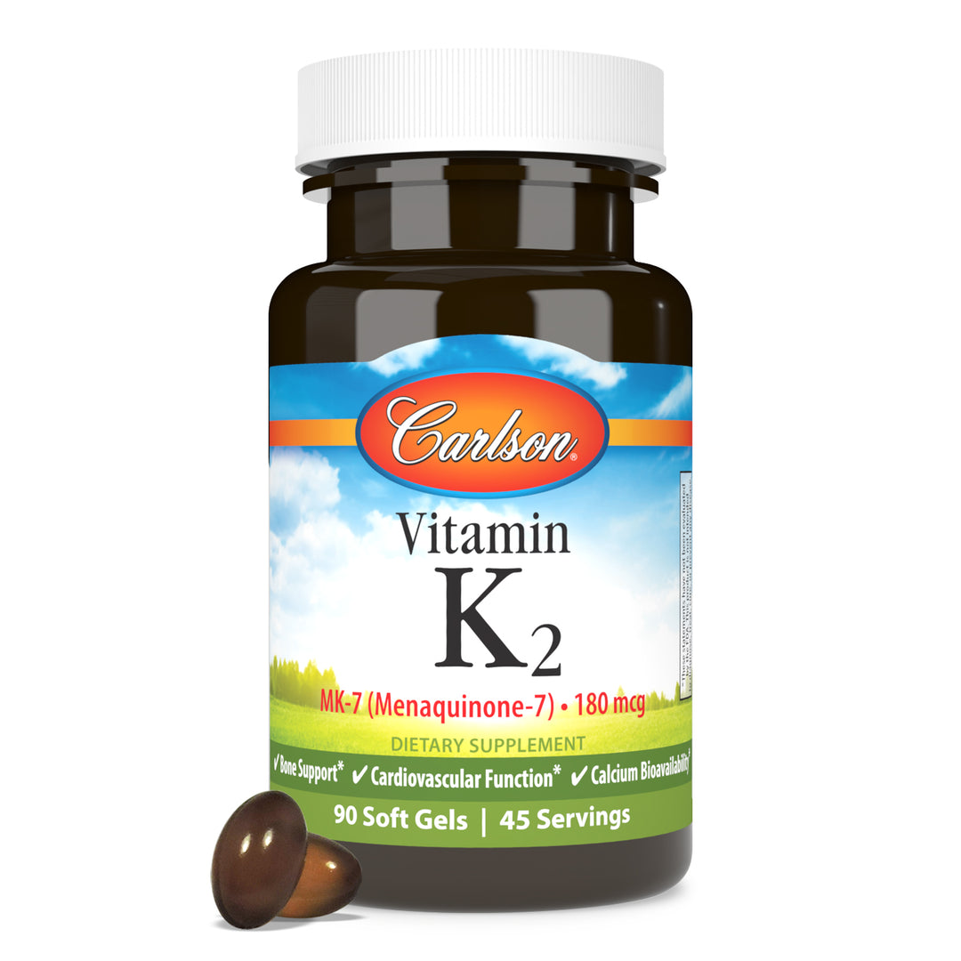 Vitamin K2 as MK-7 180 mcg