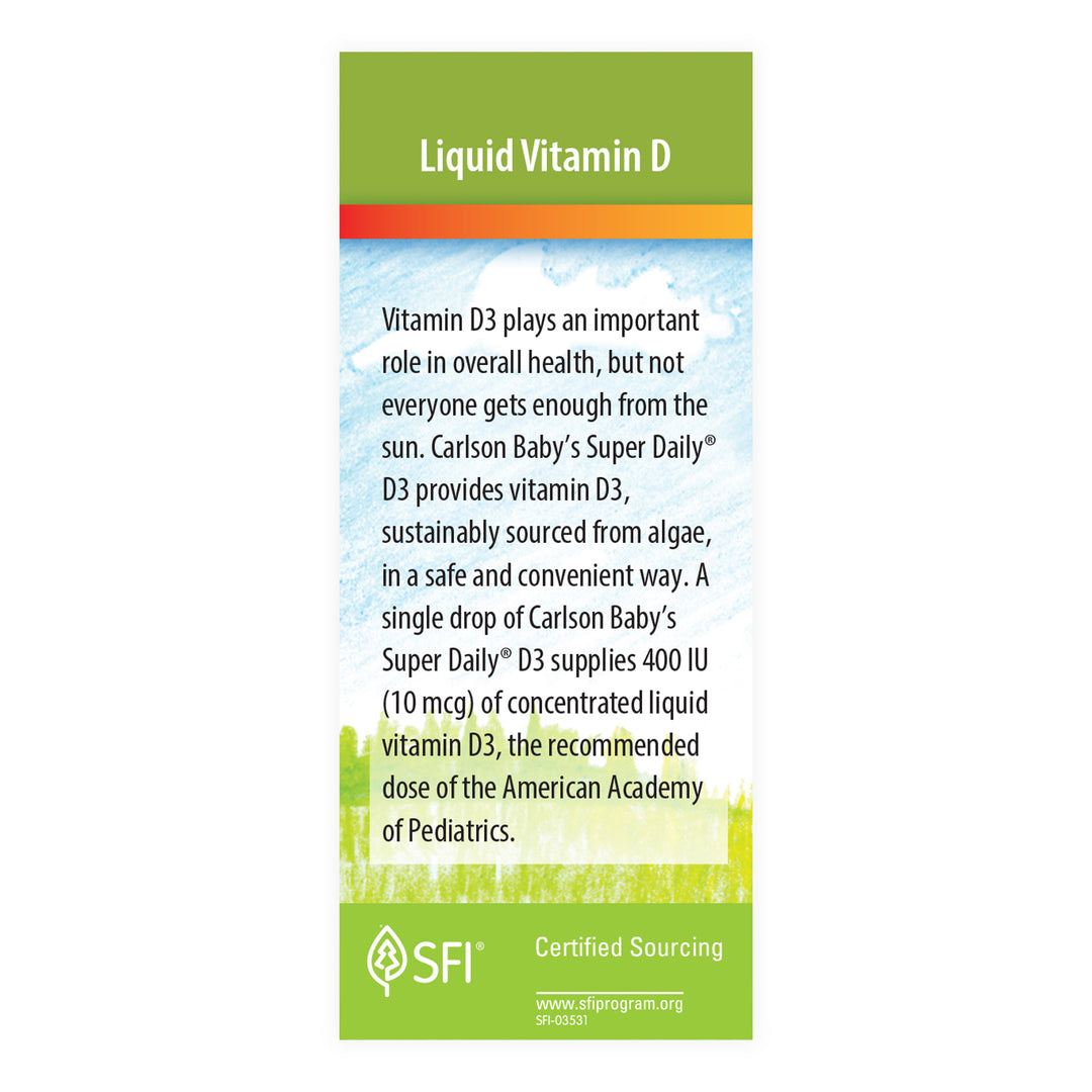 Baby's Plant-Based Super Daily® D3