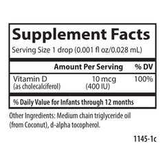 Baby's Plant-Based Super Daily® D3 400 IU (10 mcg)