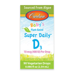 Baby's Plant-Based Super Daily® D3 400 IU (10 mcg)