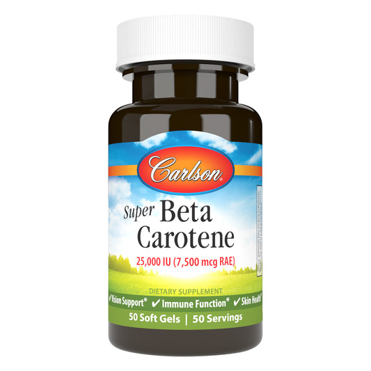 Beta carotene is an important antioxidant in the body that also acts as a source of vitamin A. sku_1180-UPC