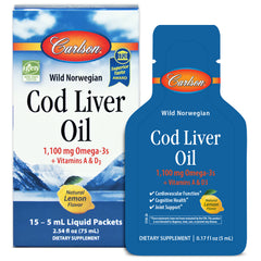 Cod Liver Oil Grab + Go Packs, Box