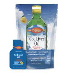 Cod Liver Oil Grab + Go Packs, Pouch