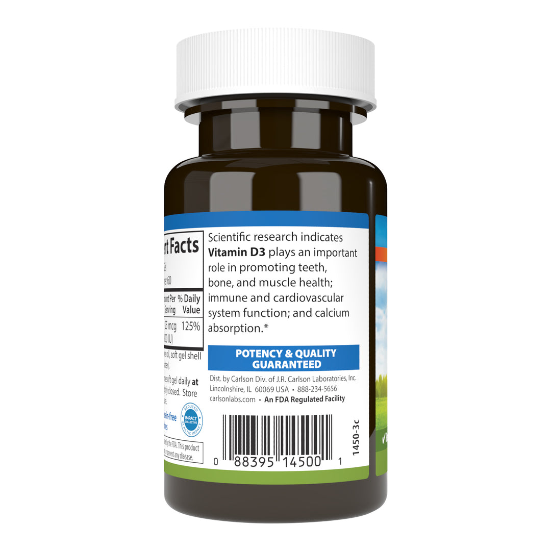 Vitamin D3 1,000 IU (25 mcg)