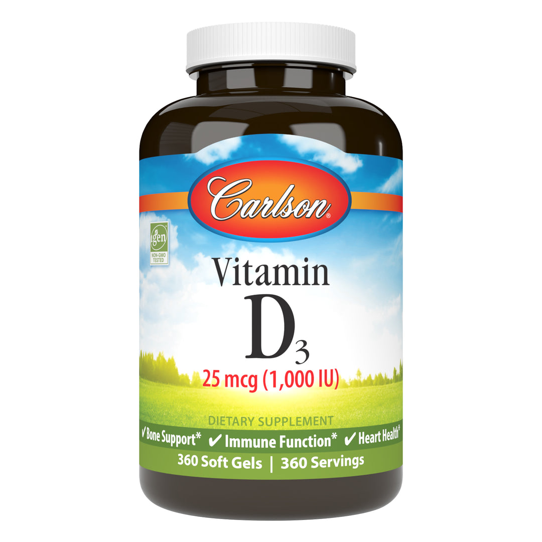 Vitamin D3 1,000 IU (25 mcg)