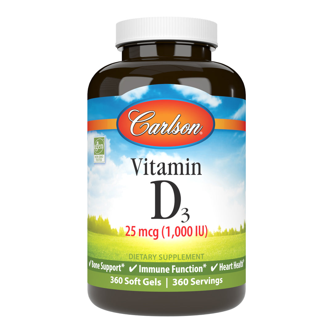 Vitamin D3 1,000 IU (25 mcg)