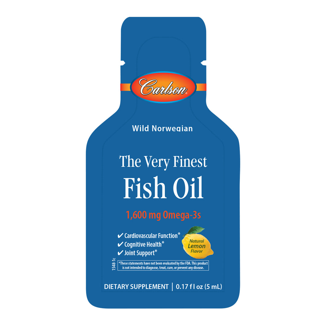 The Very Finest Fish Oil Grab + Go Packs, Pouch