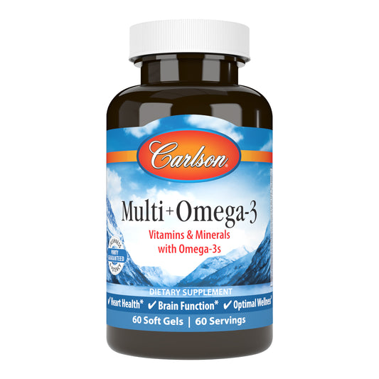 Multi + Omega-3 is an all-in-one supplement that provides the most important vitamins and minerals we need daily, plus omega-3s. multivitamin with omega 3, can i take omega 3 with multivitamins