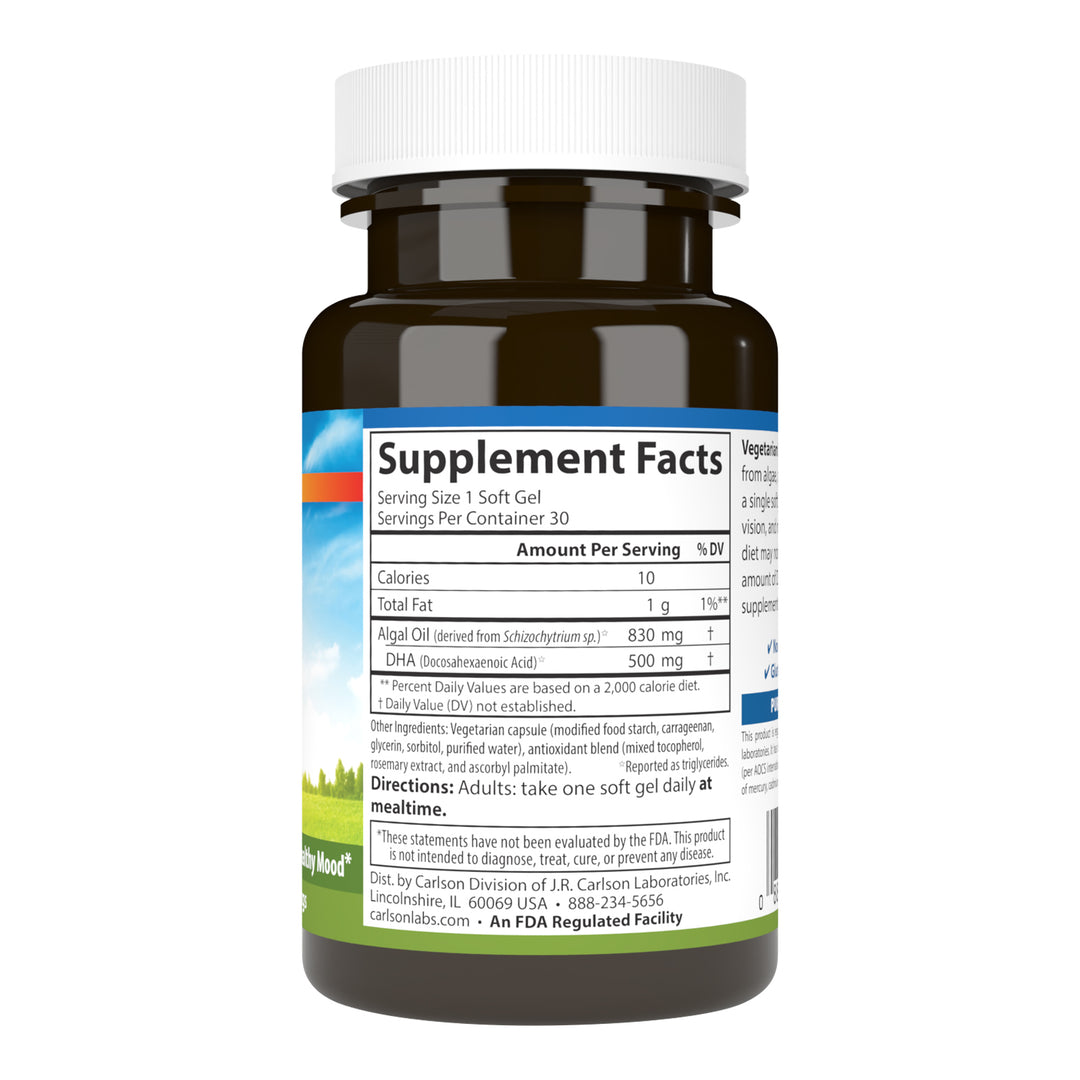 Vegetarian Plant-Based DHA