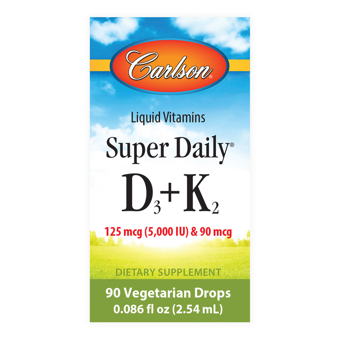 Super Daily® D3 + K2 5,000 IU (125 mcg) & 90 mcg