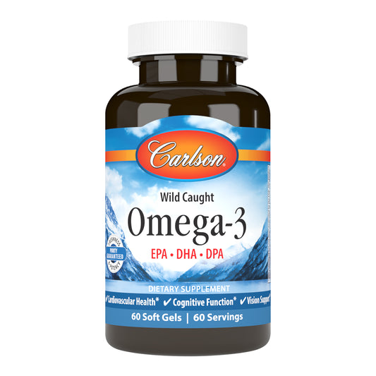 Omega-3 provides 700 mg of omega-3s in a single soft gel, including EPA, DHA, and DPA. 