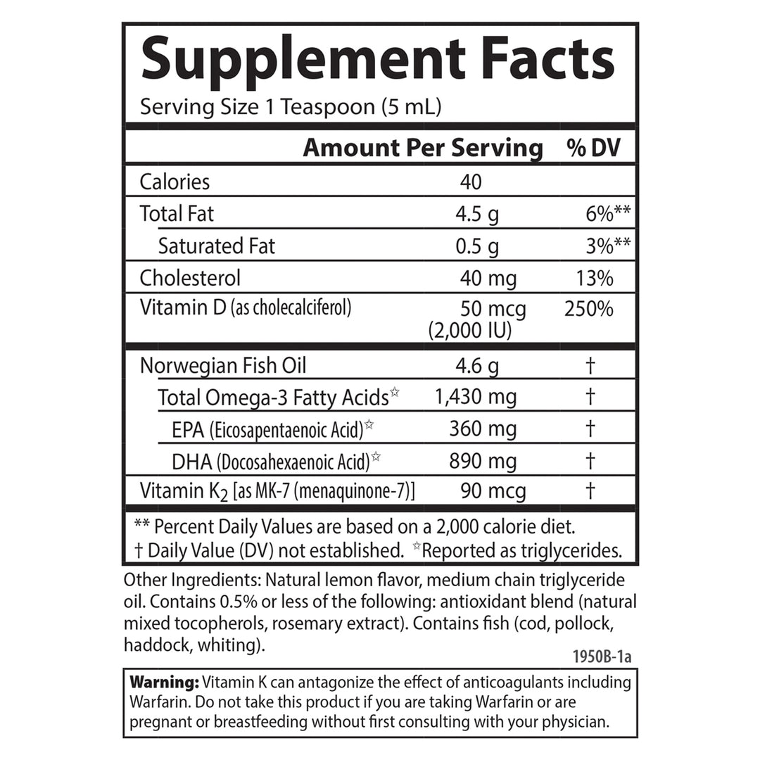 Omega-3 + D & K
