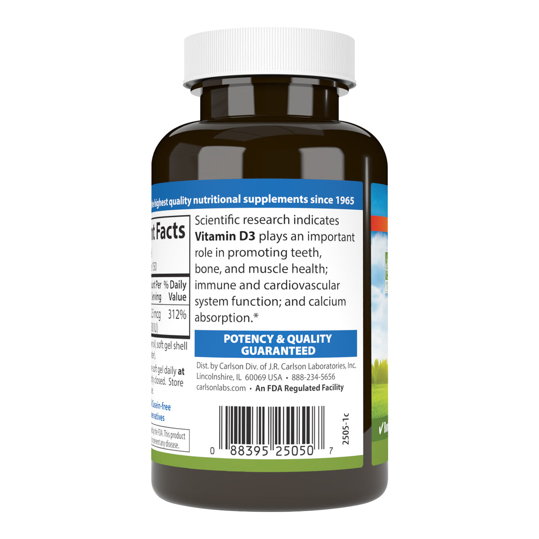 Vitamin D3 2,500 IU (62.5 mcg)