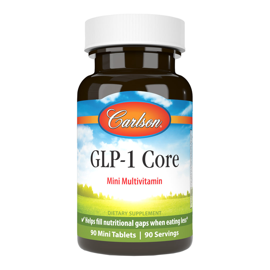 GLP-1 Core delivers important vitamins and minerals in a small, easy-to-swallow tablet to promote optimal wellness. mini vitamins, mini multivitamin, small multivitamins