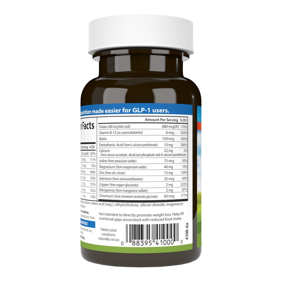 GLP-1 Core delivers important vitamins and minerals in a small, easy-to-swallow tablet to promote optimal wellness. mini vitamins, mini multivitamin, small multivitamins