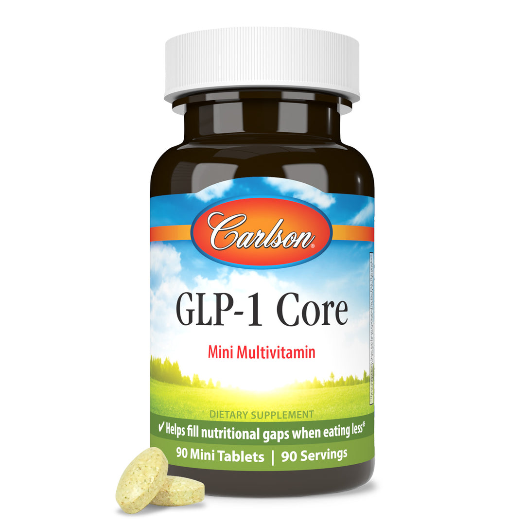 GLP-1 Core delivers important vitamins and minerals in a small, easy-to-swallow tablet to promote optimal wellness. mini vitamins, mini multivitamin, small multivitamins