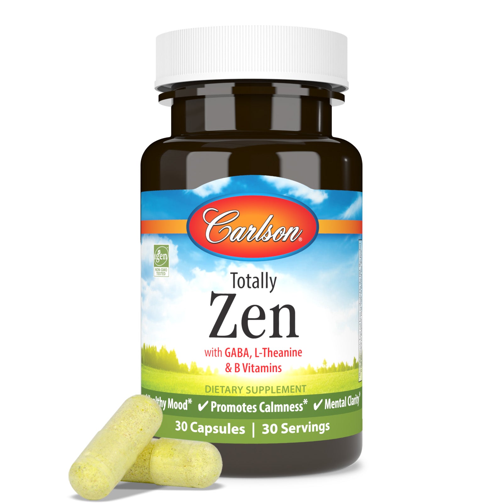 Zen Supplement for Calmness: Totally Zen with GABA, L-theanine