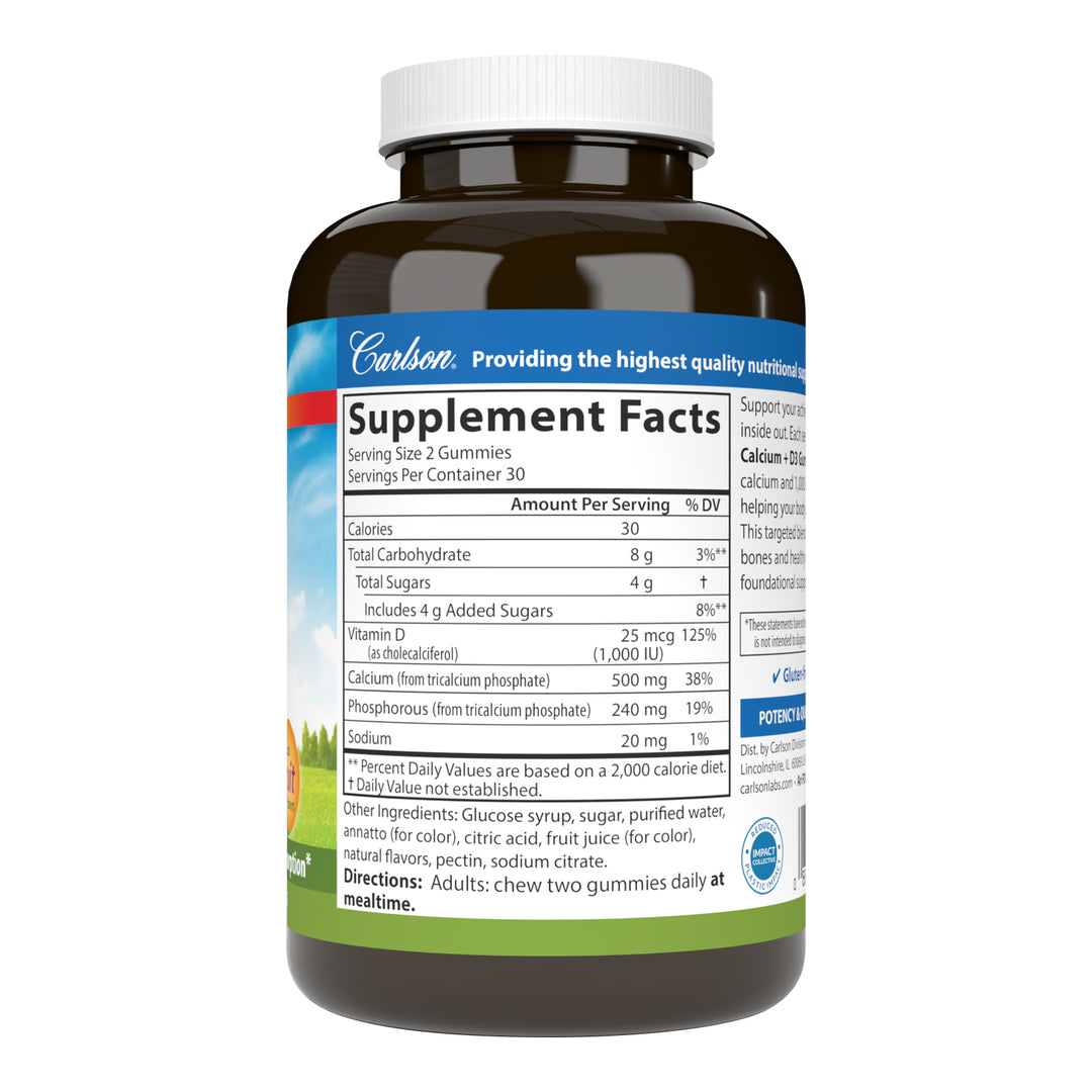 Calcium + Vitamin D3 Gummies